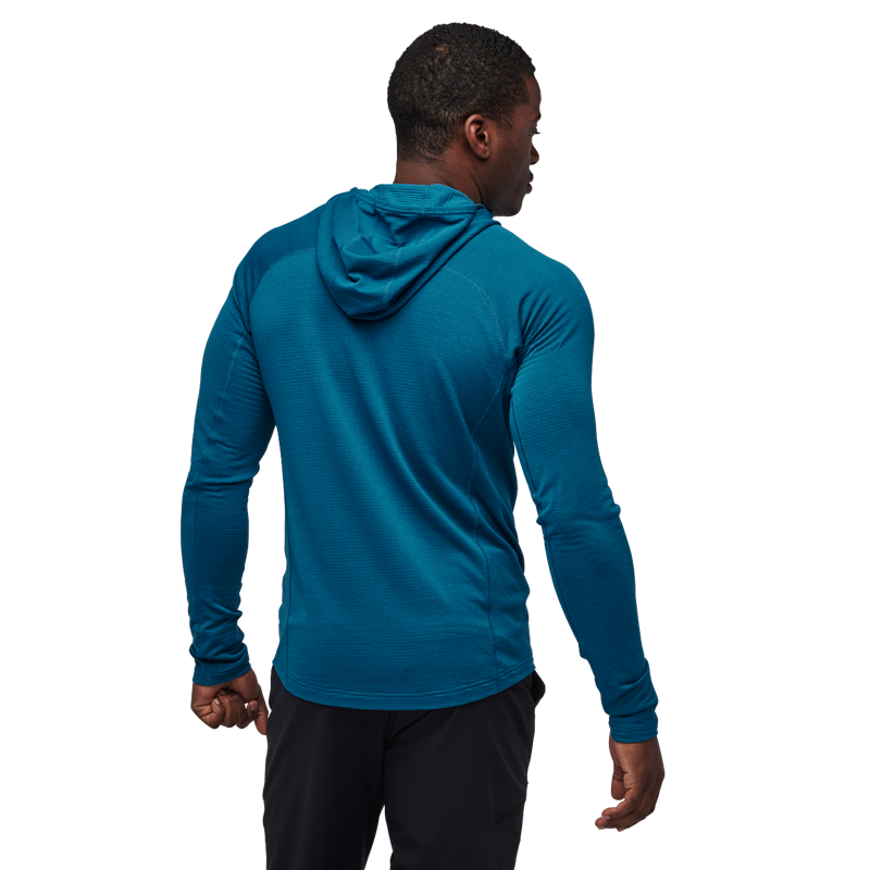 Black Diamond Men's Coefficient LT Hybrid Hoodie Kingfisher/Black-6